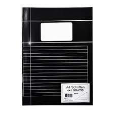 SOHO SCHRIFTEN A5 LIJN ZWART 10 STUKS ()